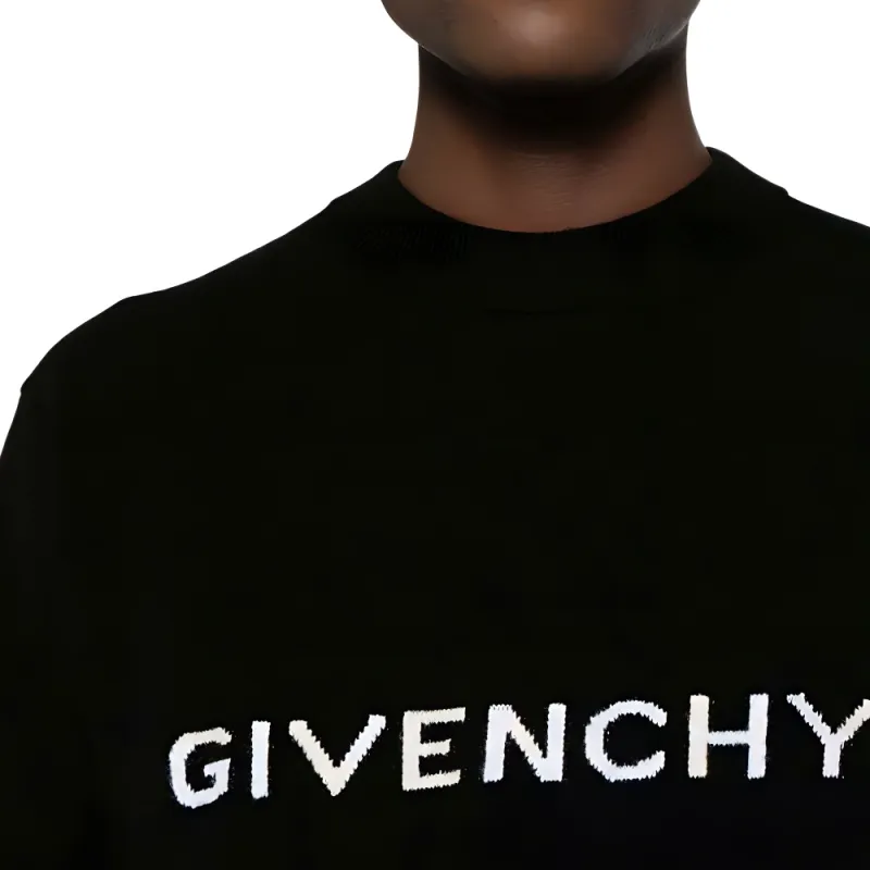 Givenchy Logo Intarsia Knit Jumper-5