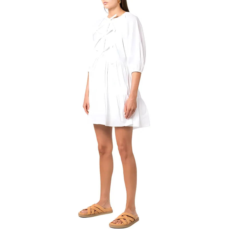 Cinq A Sept Lynn Bow-detail Smock Dress-3