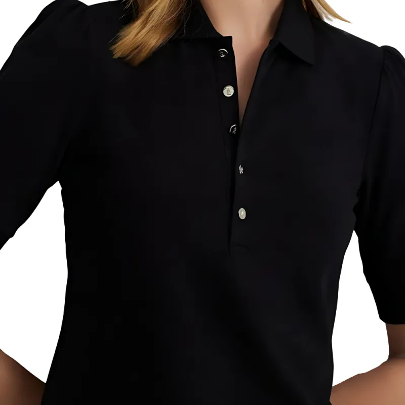 Polo Ralph Lauren Short Sleeved Dress Women's Black-4