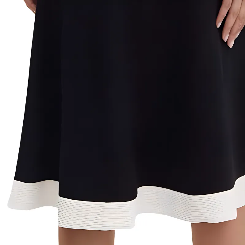 KARL LAGERFELD / Karl Lagerfeld Jeans Flared Knit Skirt-4