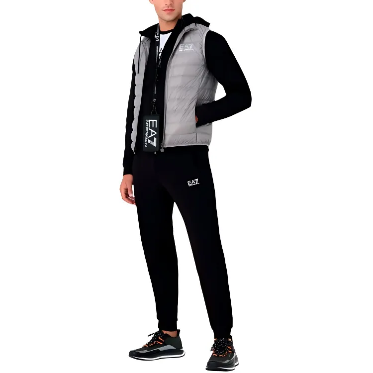 EMPORIO ARMANI EA7 FW23 Vest Men's Silver-4