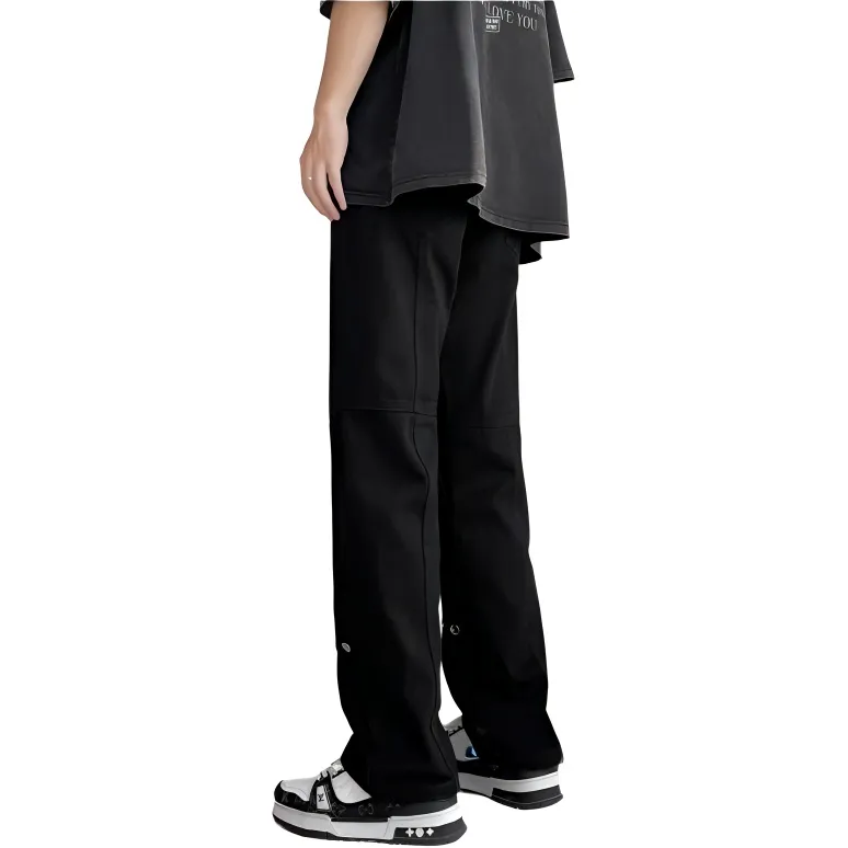 FAWENXIANGZI Jeans Men Black-3