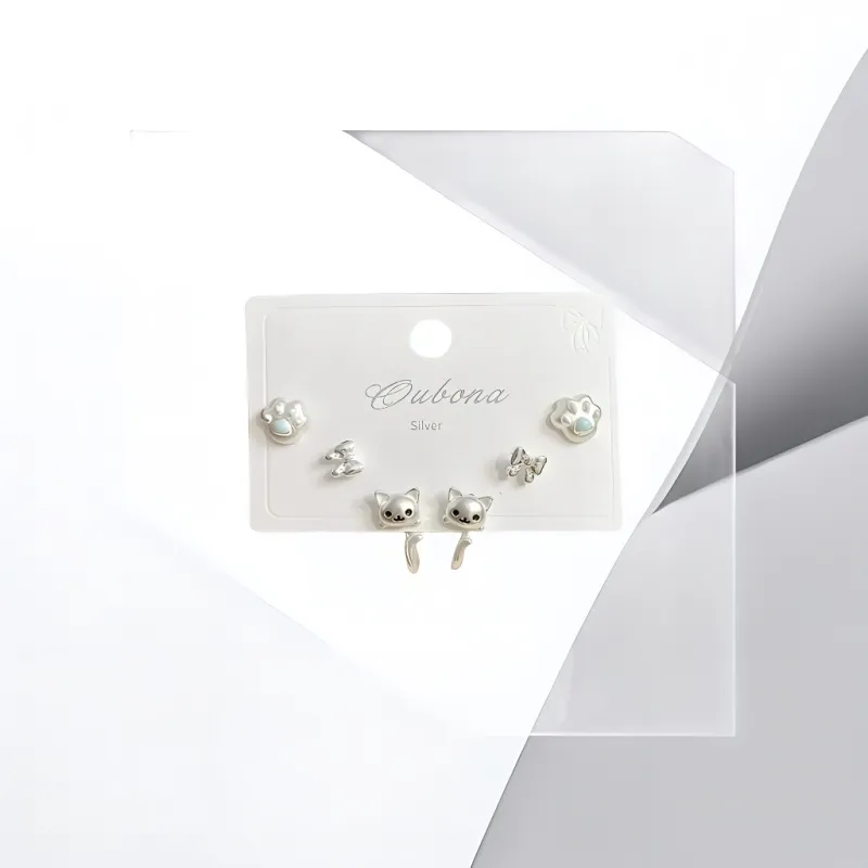 Universe Search Alloy Stud Earrings Women's-1