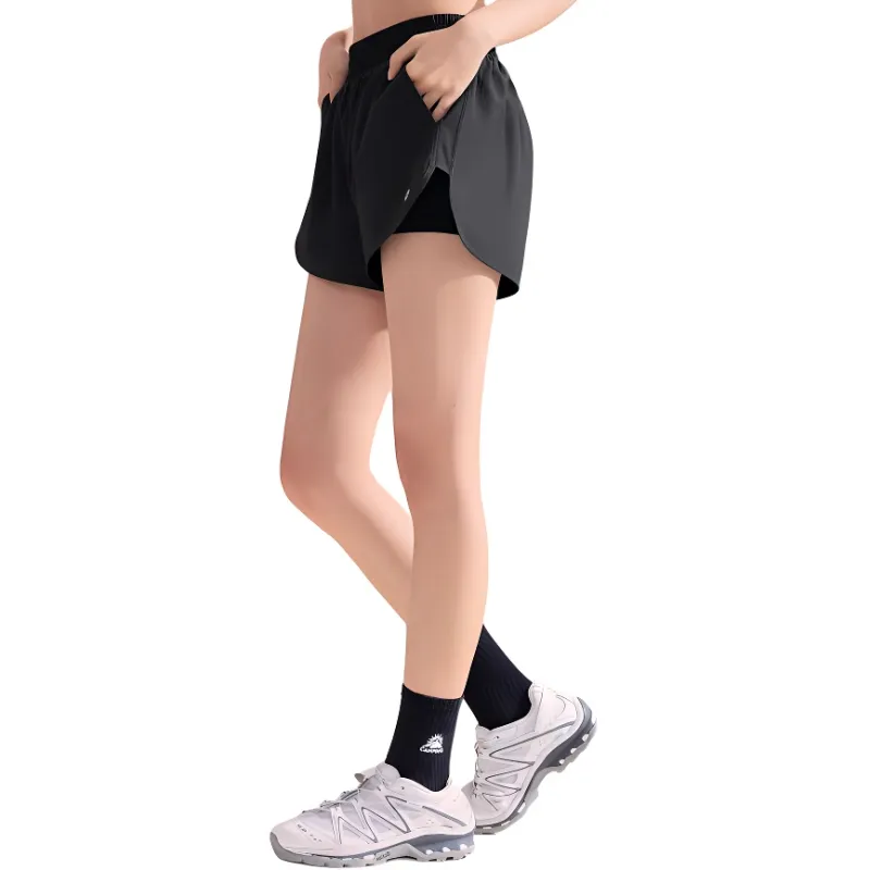 361° Sports Shorts Women's Trendy Black-1