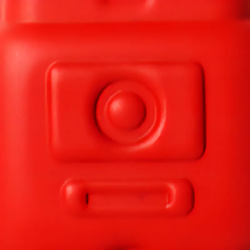 SUPERCUTE Polyurethane Key Pouch Coin Purse Storage Bag Unisex Red-2