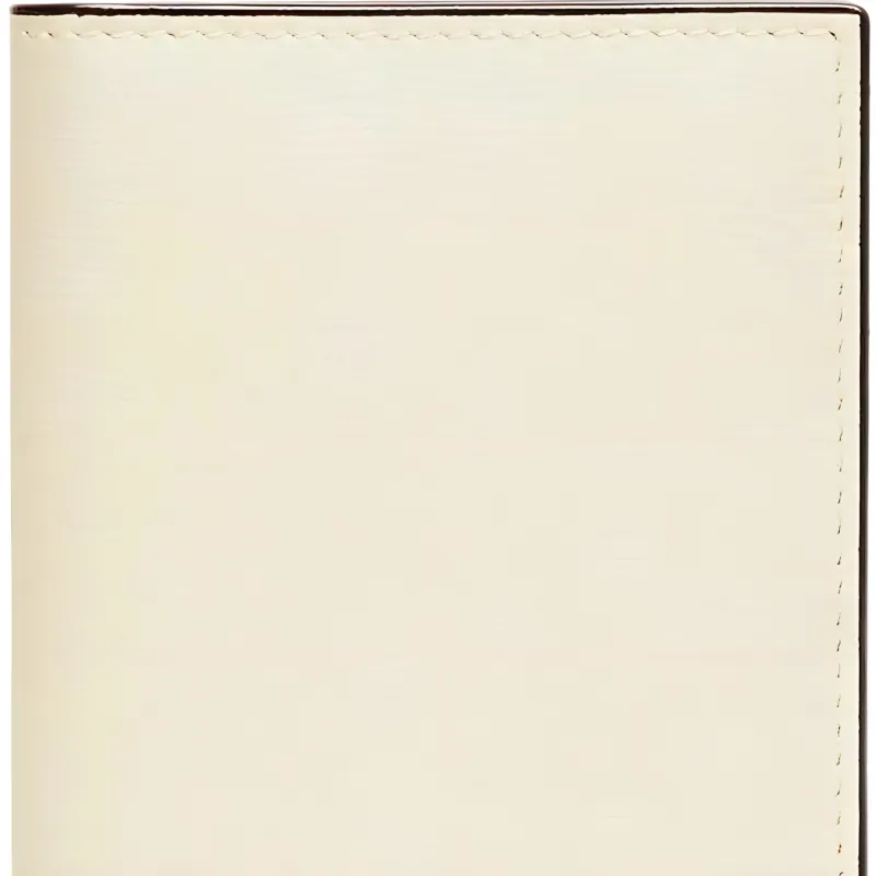 Valextra Calfskin Wallet Women's White Parchment-4