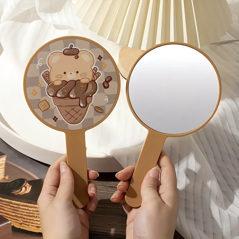 Love Of Wormwood Controller Handheld Make Up Mirrors On The Go Cute And Practical Pouch-6