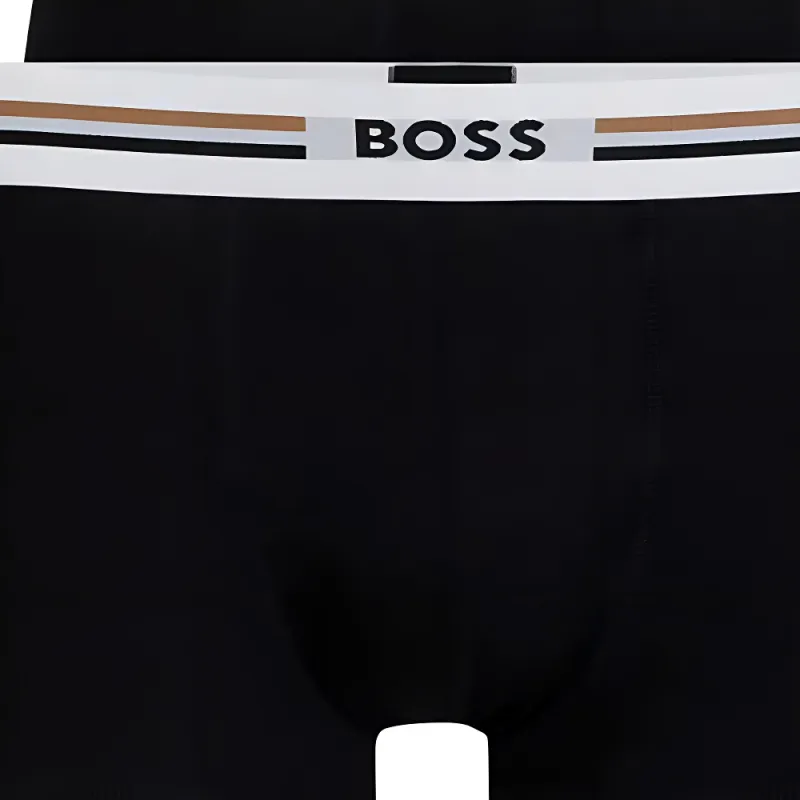 HUGO BOSS Logo Waistband Three Pack Of Stretched Trunks-1