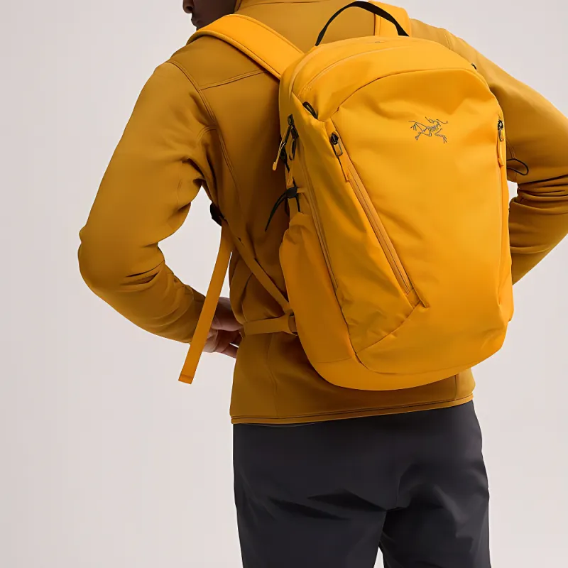 Arcteryx Recycled Polyester Outdoor Mountaineering Bag Backpack Unisex Yellow-5