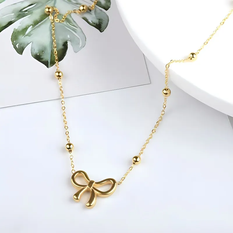 ALI THE FOX Titanium Steel Necklaces Women's-4
