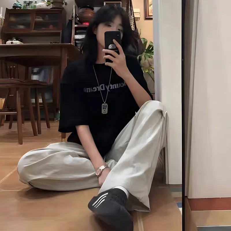 City Hipster Casual Pants Unisex-2