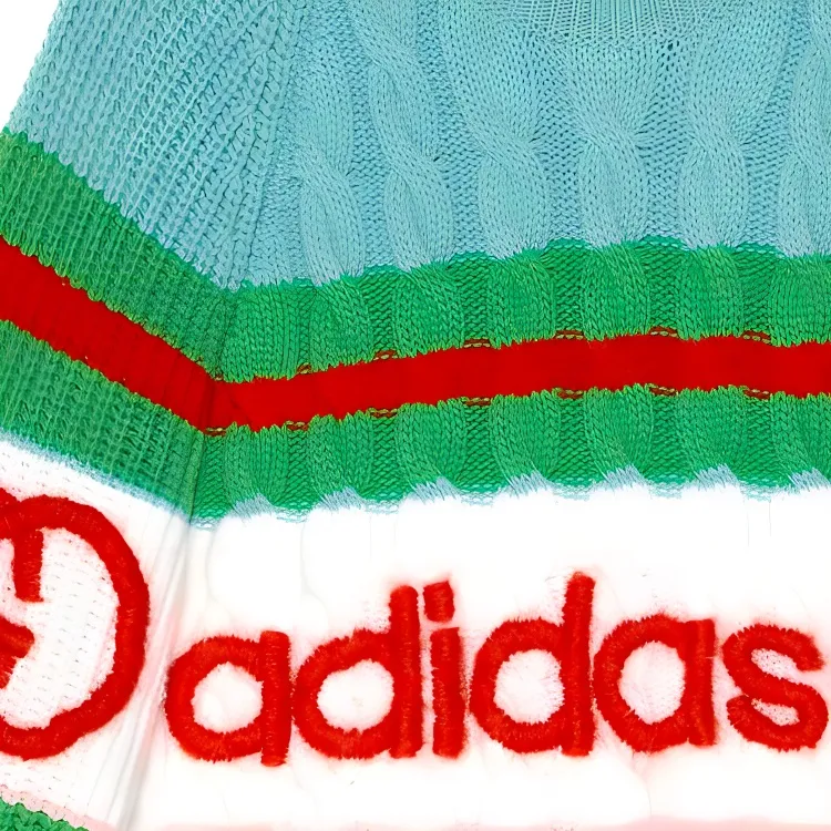 GUCCI GUCCI X ADIDAS Collaboration Cashmere Sweater Women's Multicolor-5