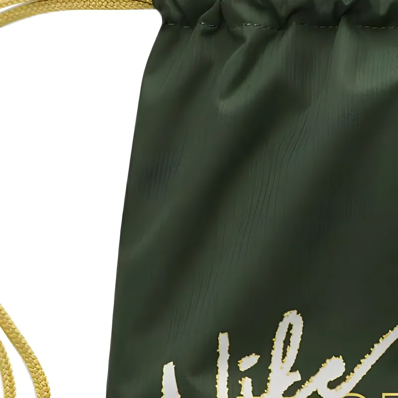 Nike Polyester Backpack Men's Dark Green/White With Saturn Gold Accents-2