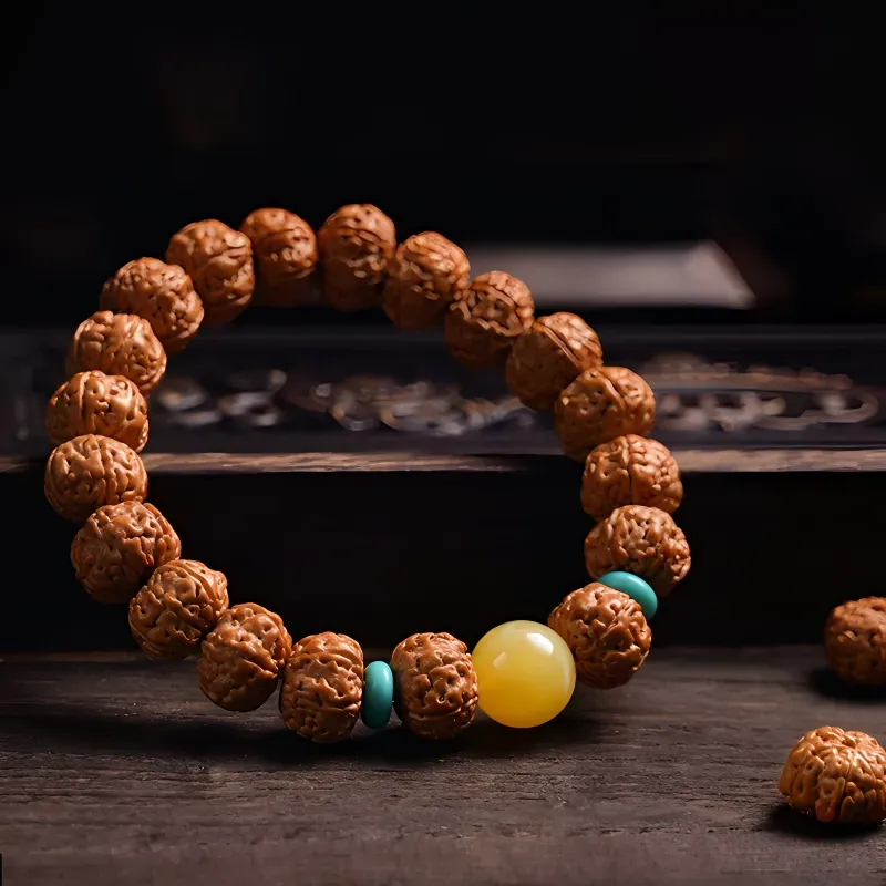 MUSHIFEN King Kong Bodhi Seeds Bracelets Unisex-1