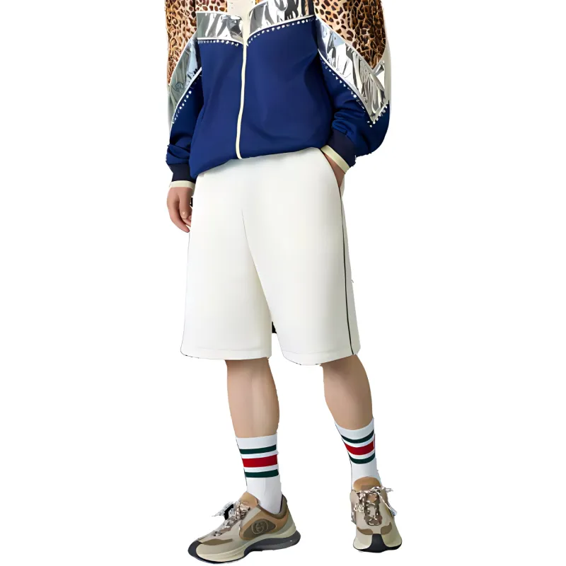 GUCCI Casual Shorts Men's Ivory White-1