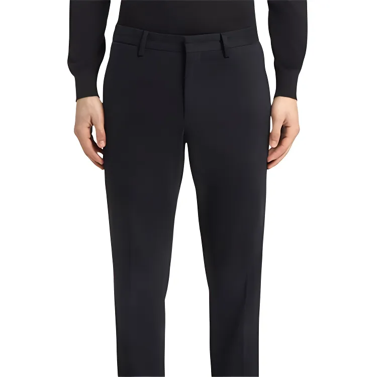 Ermenegildo Zegna Suit Trousers Men Black-4