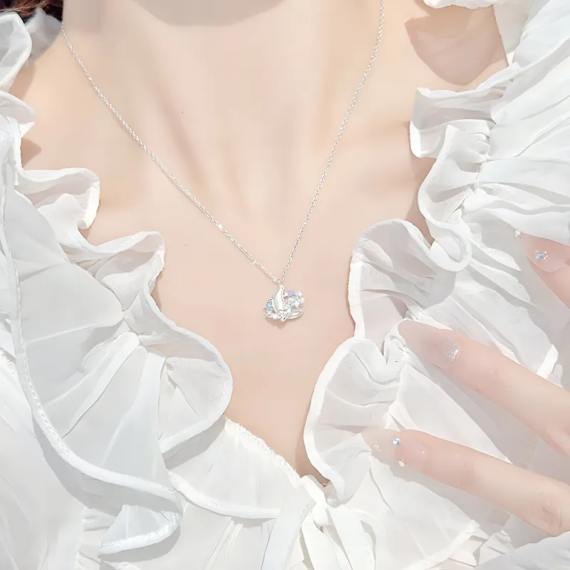 OGDAID S925 Silver Necklaces Women's-3