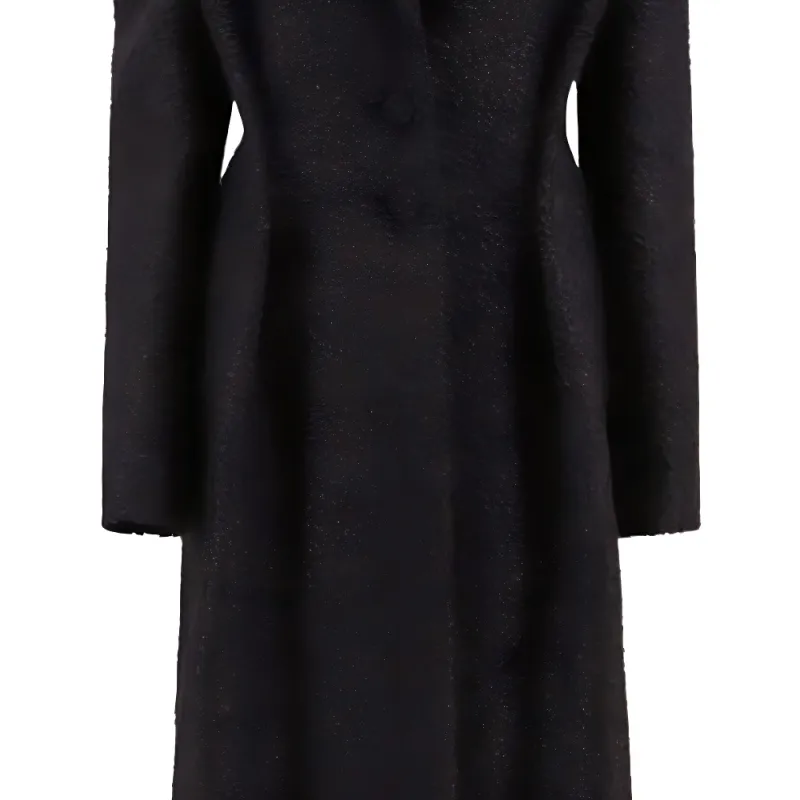 Givenchy Single-Breasted Long Coat-3