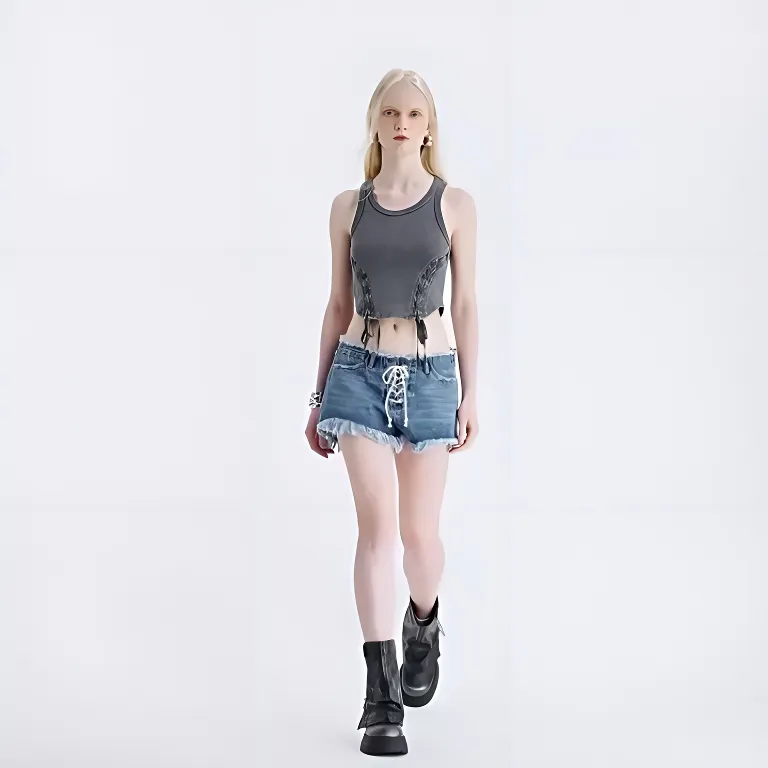 URBAN REVIVO Denim Shorts Women's-2