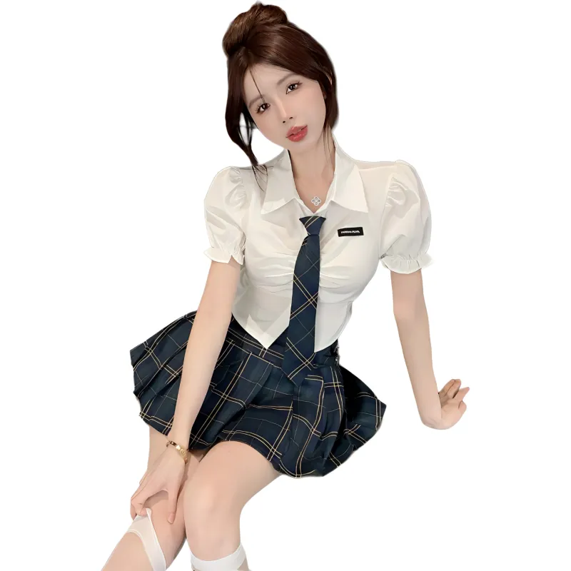 Mu Qingqing Two Piece Skirt Sets Women's-4