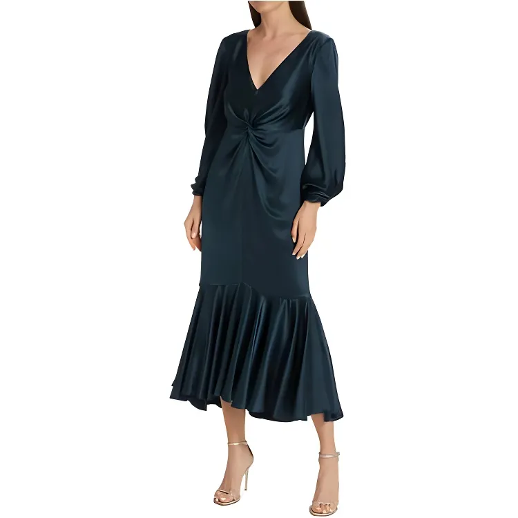 Cinq A Sept Long-Sleeved Dresses Women's Dark Blue-1