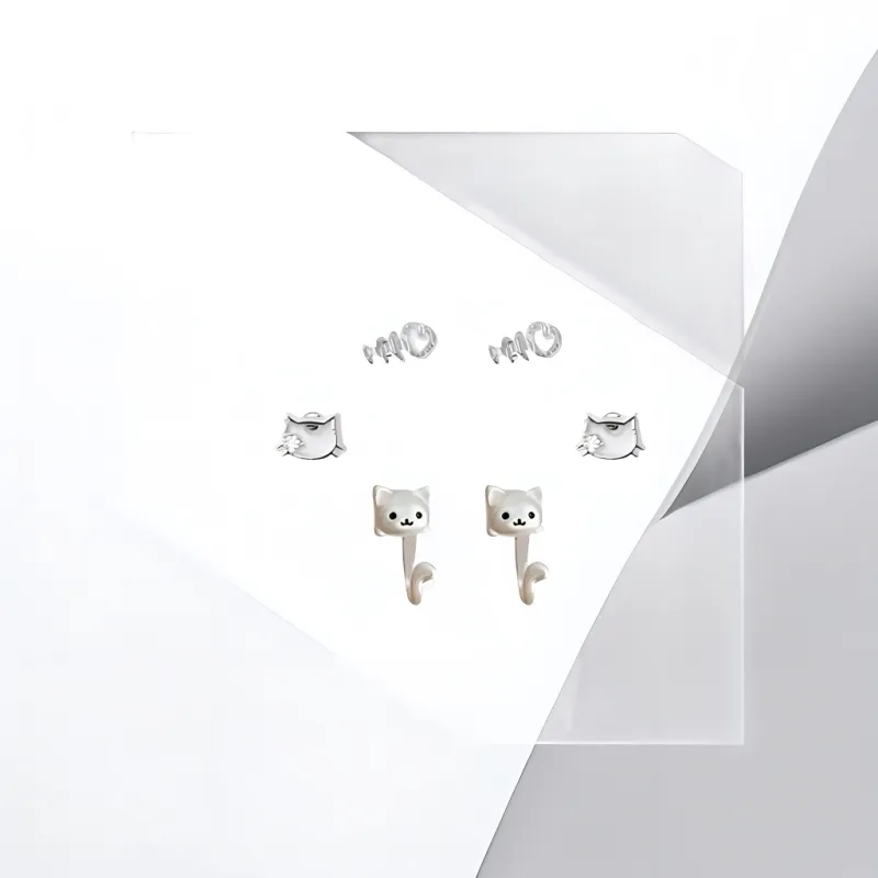 Universe Search Alloy Stud Earrings Women's-4