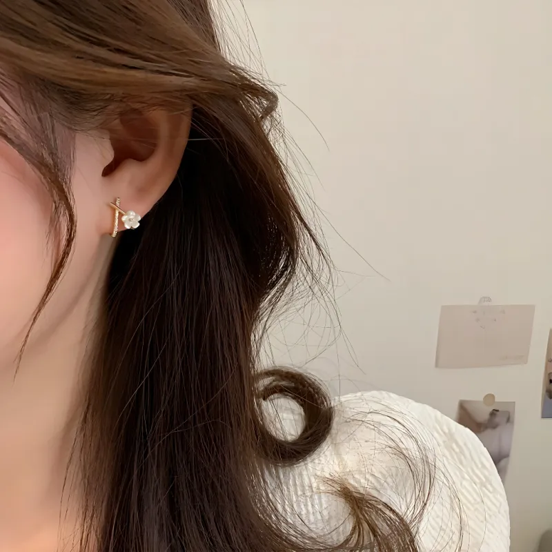 Universe Search Alloy Stud Earrings Women's-1