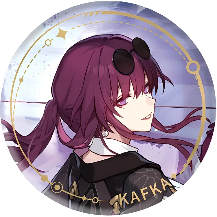 MIHOYO Honkai Star Rail, Character Illustration Collection Tinplate Badge, The Path Of The Void IP Merch-1