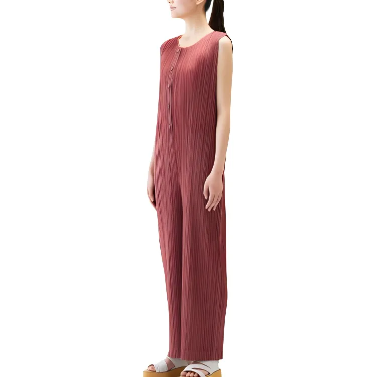 PLEATS PLEASE ISSEY MIYAKE Jumpsuit Women's Red-3
