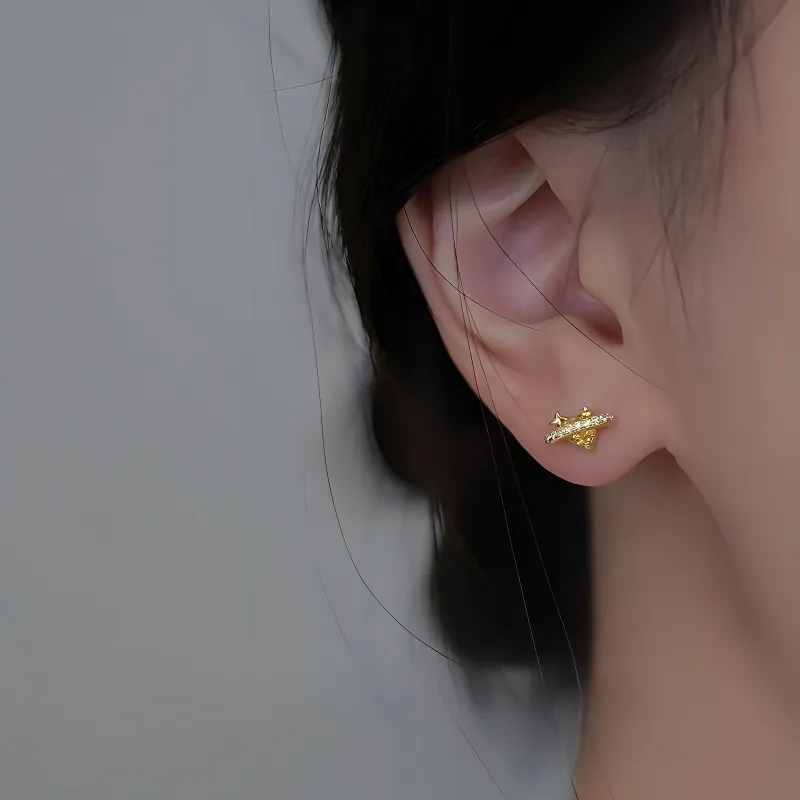 Zocai S925 Silver Stud Earrings Women's-9