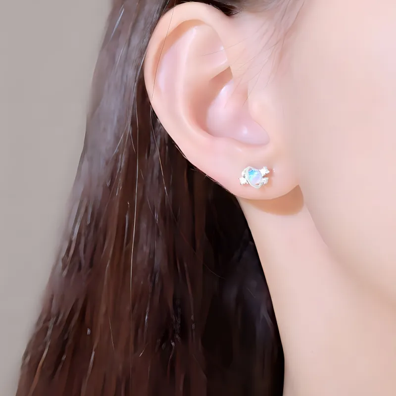 OGDAID S925 Stud Earrings Women's-3