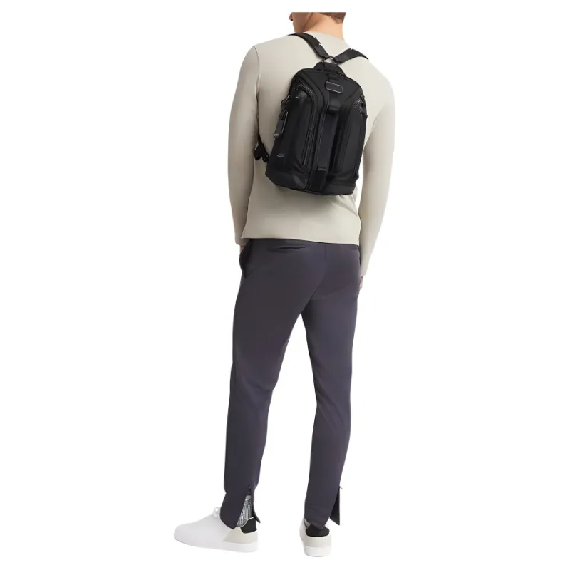 TUMI Alpha Bravo Polyamide Sling Bag Medium Size Men's Black-4
