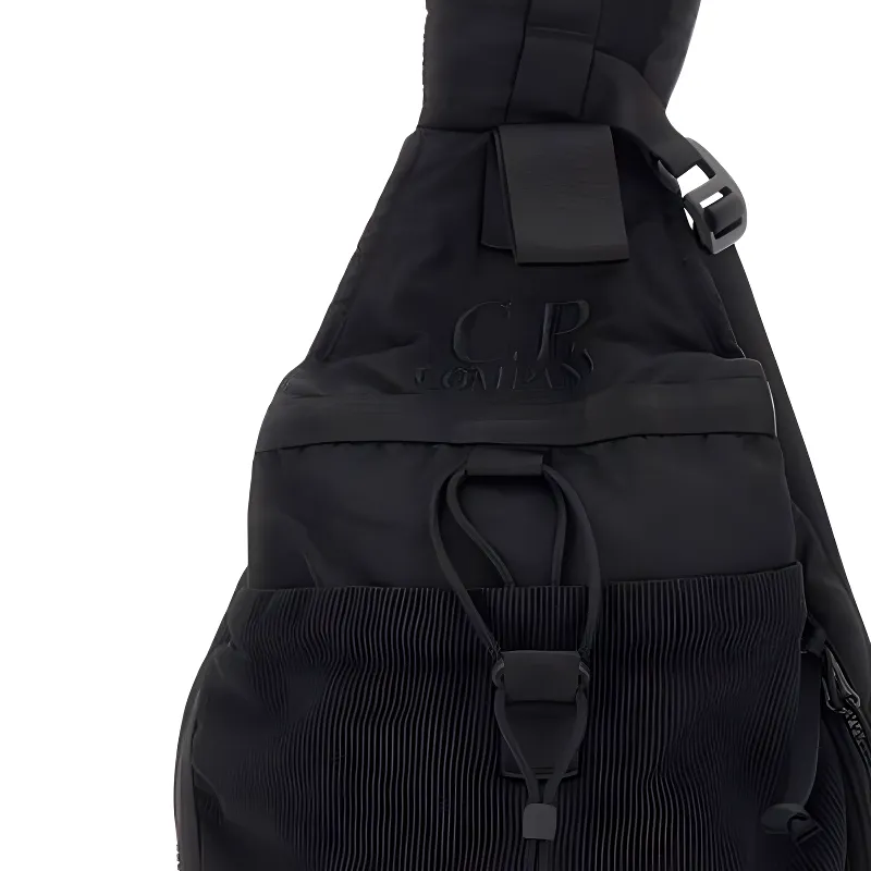 C.P.Company Nylon Crossbody One Shoulder Sling Bag Regular Men's Black-2