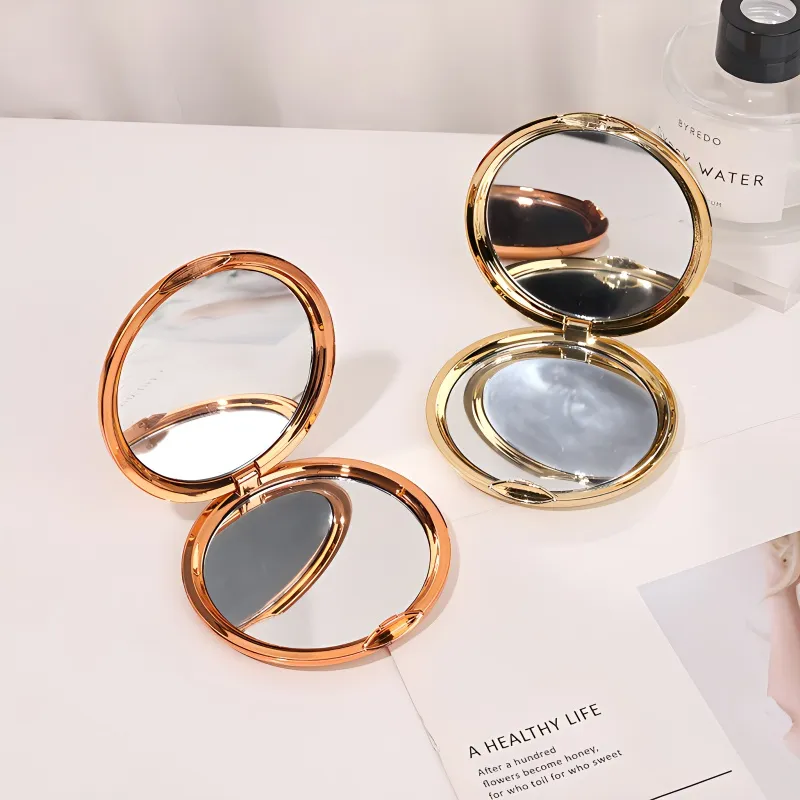 Love Of Wormwood Refined And Compact Foldable Mirror Electroplated Premium Feel, Durable-8