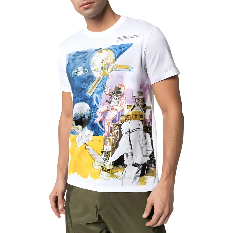 Valentino T Shirts Men White-2