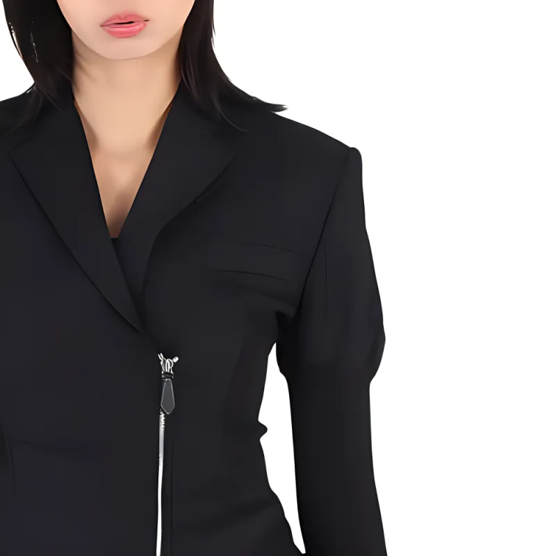 Burberry Business Suits Coats Women's Black-3