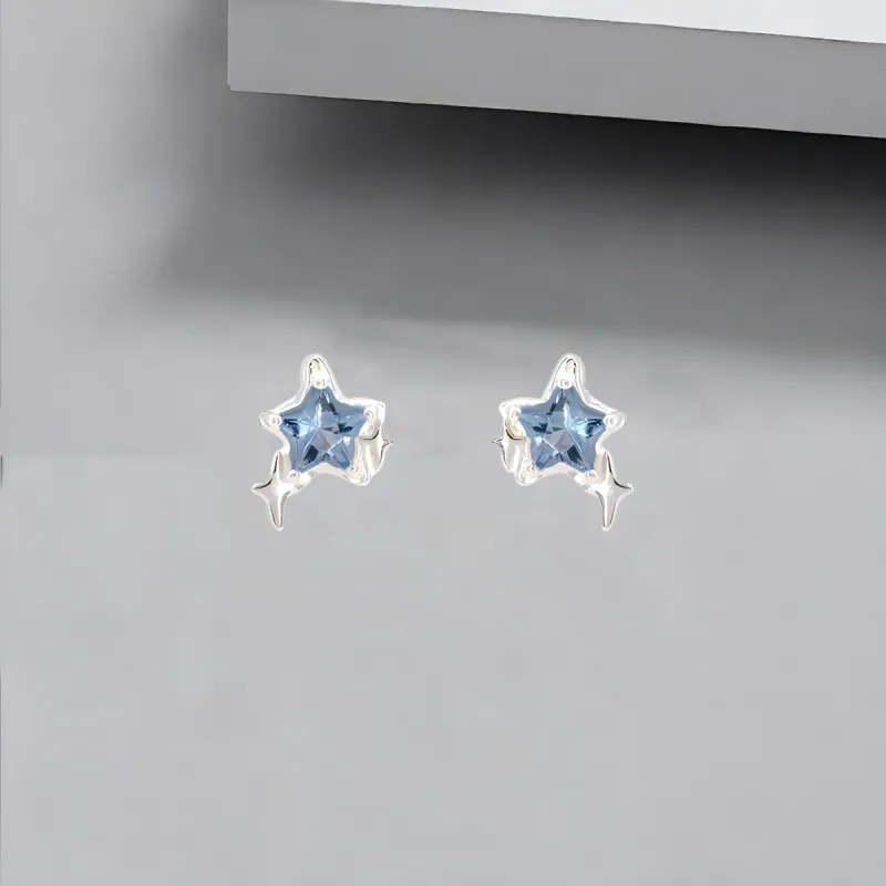 QIANFANGDAHUANGYE S925 Silver Stud Earrings Women's-5