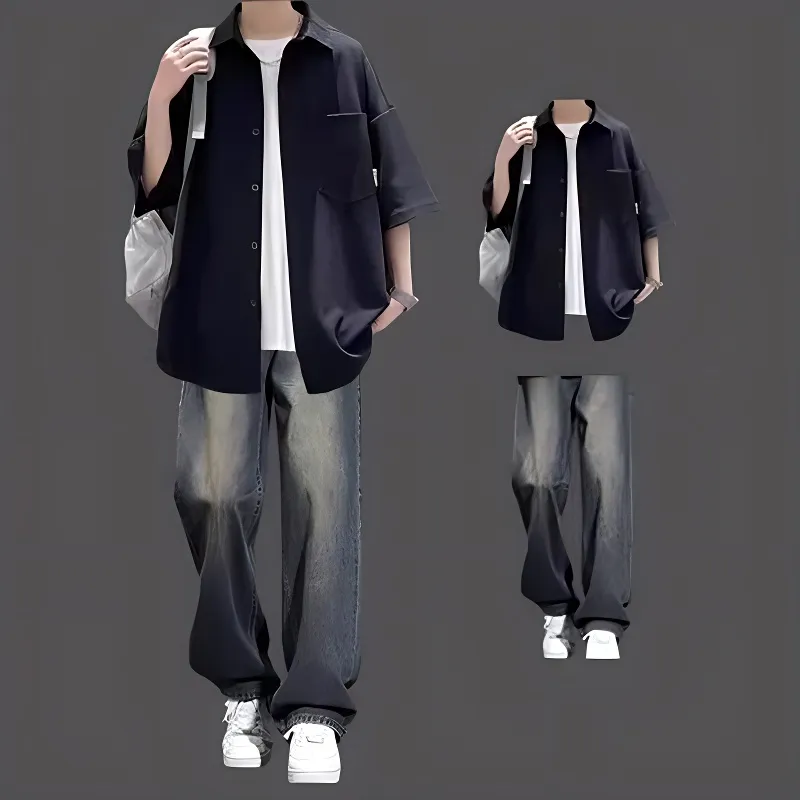 A/2/8/T Shirt Matching Sets Unisex-9