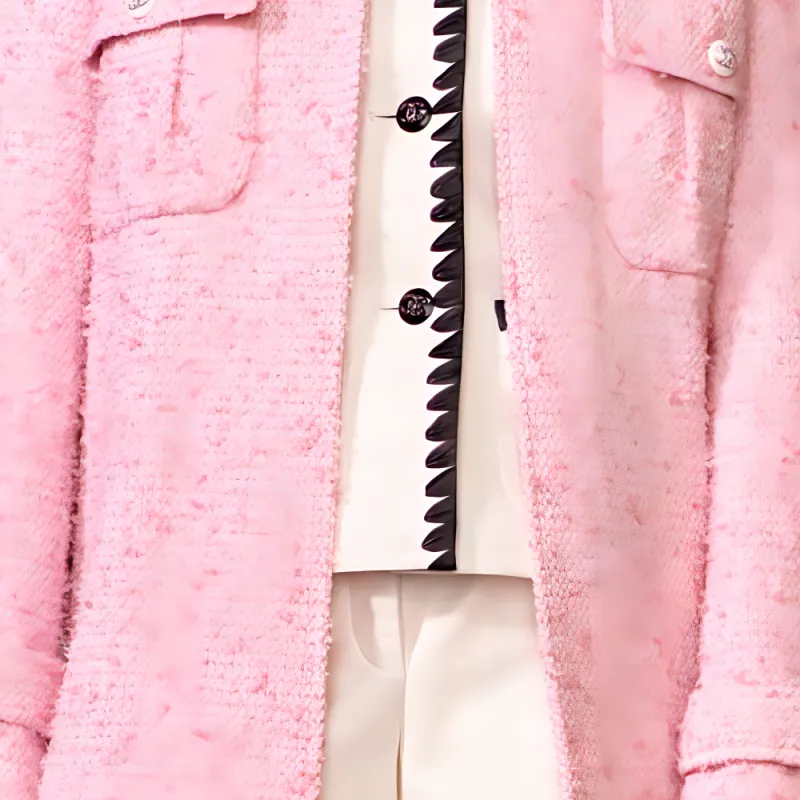 CHANEL Jackets Women's Pink-4