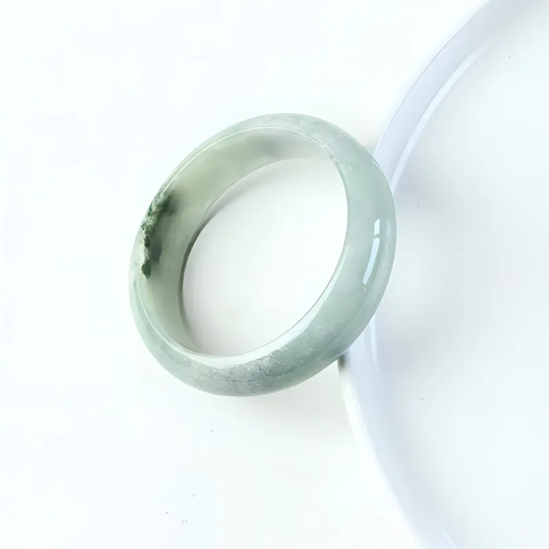 South Asia Bean Type Jadeite Bangles Unisex-5