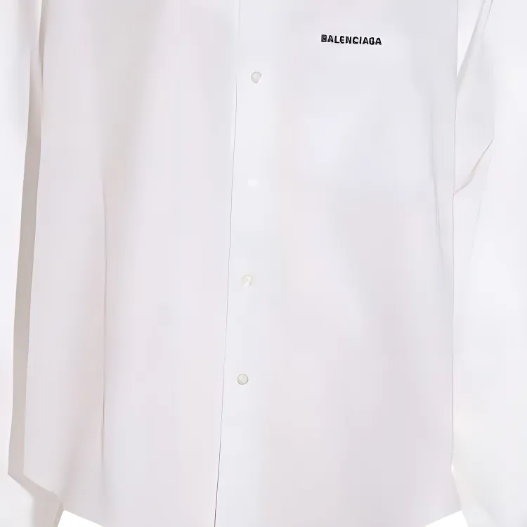 Balenciaga Logo embroidered Shirt-3