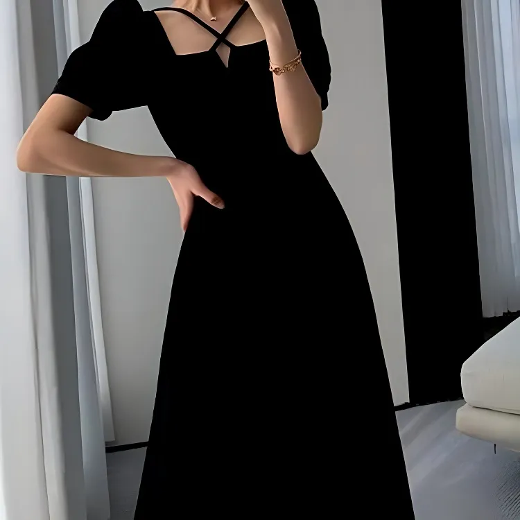 ABBY GODDESS Short Sleeved Dress Women's-4