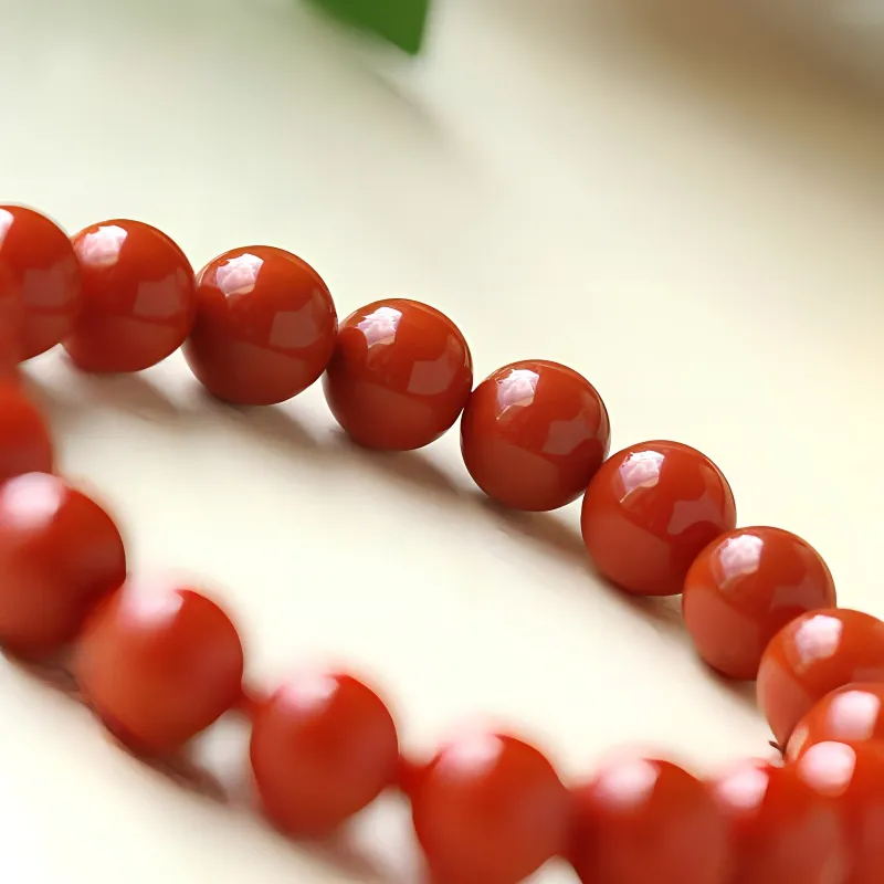 Xifeng Building Southern Red Agate Bracelets Women's-3