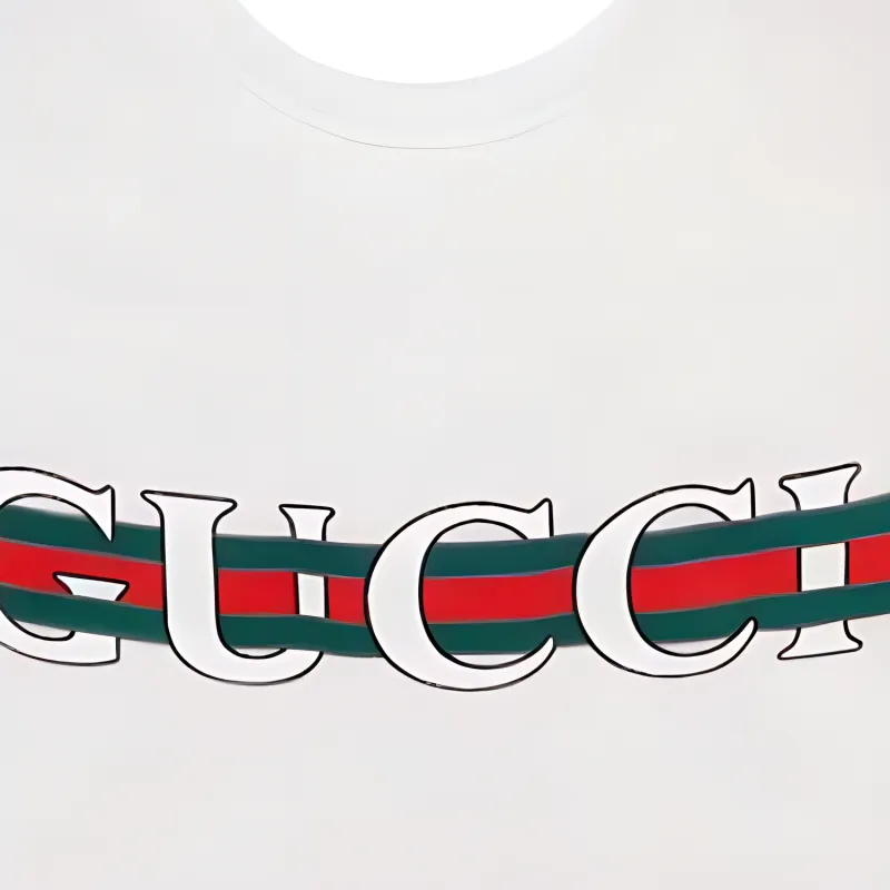 GUCCI Cotton Scarves Unisex White-2