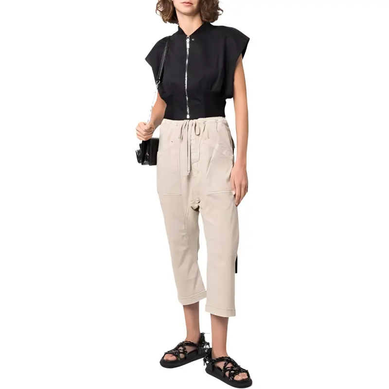 Rick Owens DRKSHDW Babel Tatlin Sleeveless Bomber Jacket-1