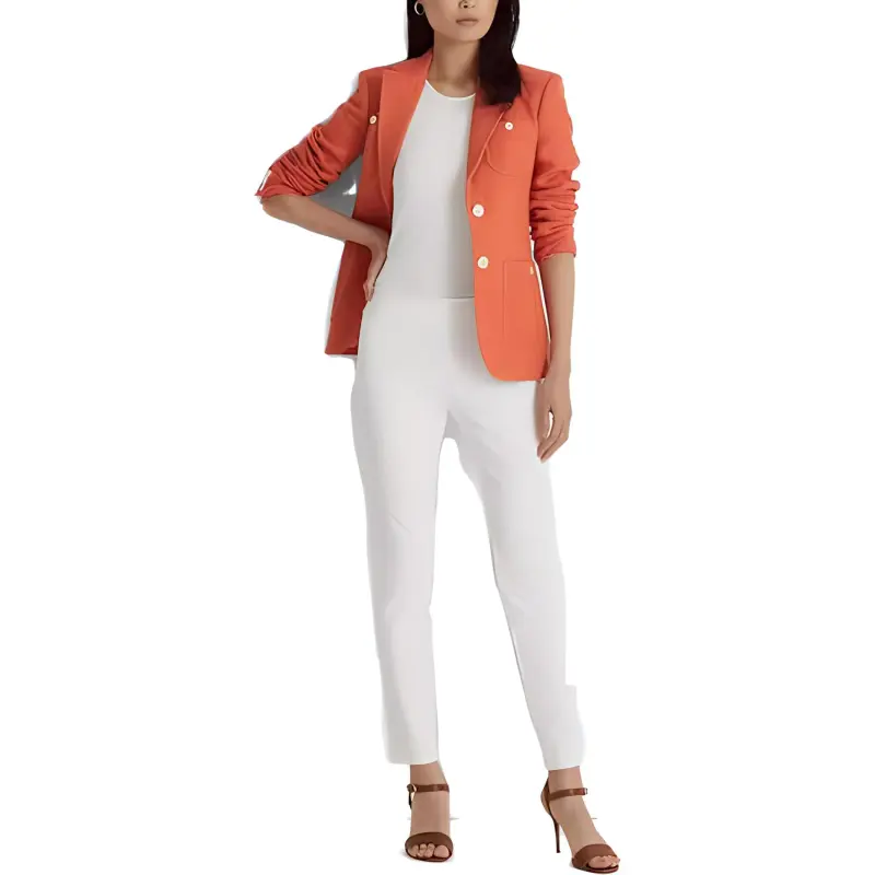 LAUREN RALPH LAUREN Slim Cut Trousers-3