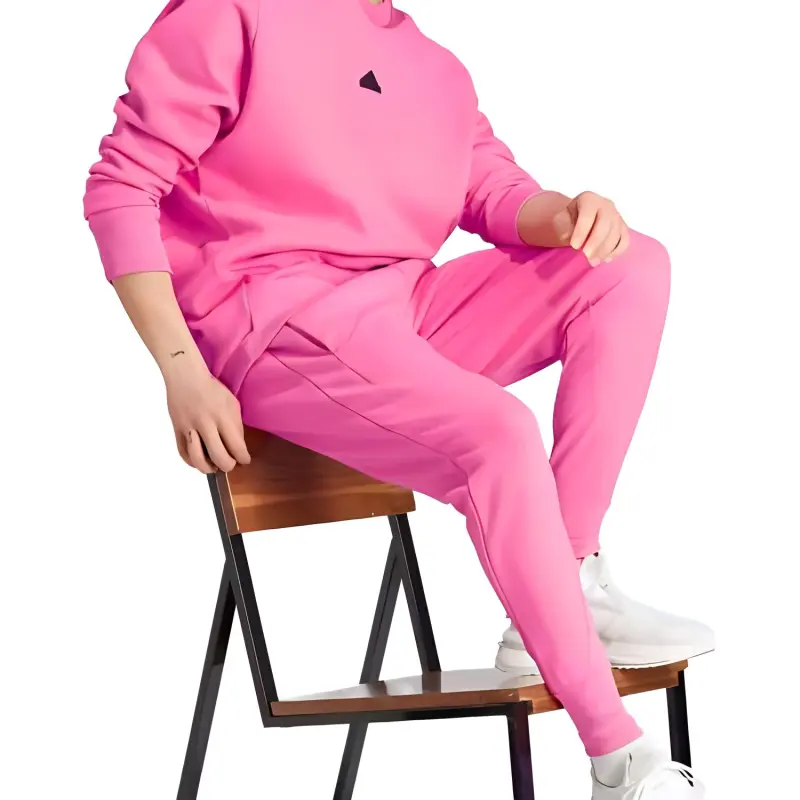 Adidas Casual Pants Men Pink-2
