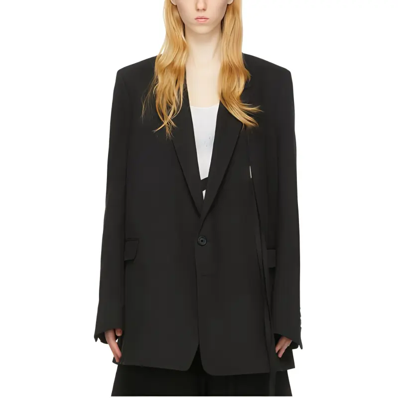 Ann Demeulemeester Single Breasted Blazer-3