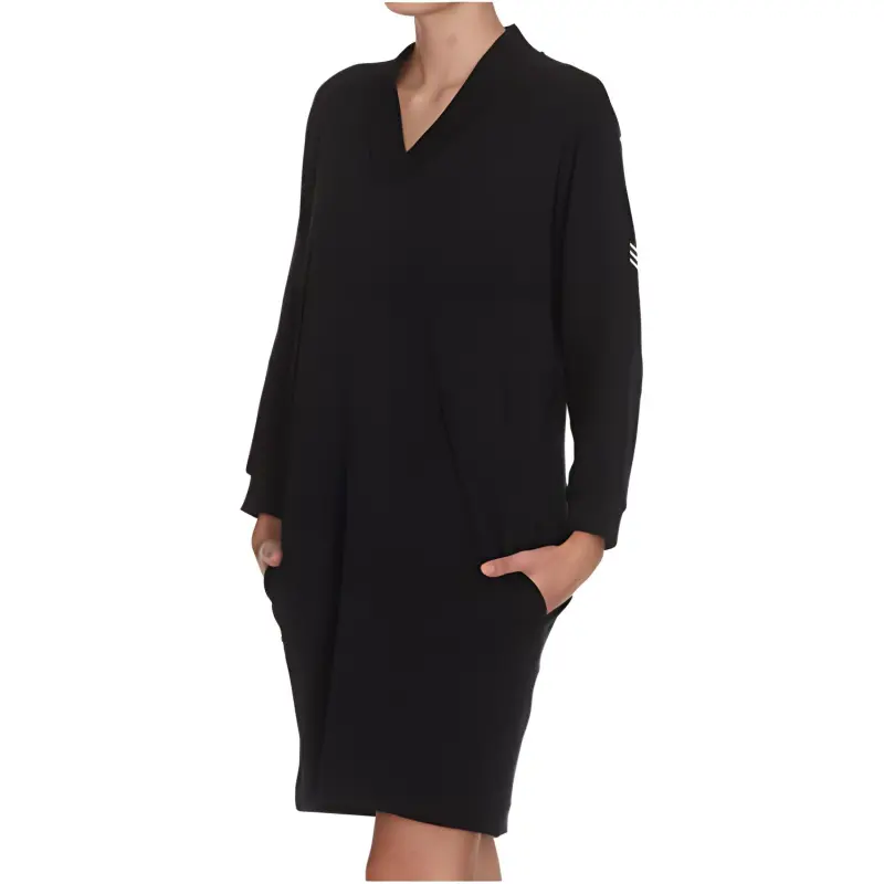 KENZO Long Sleeved Dresses Women's Black-4