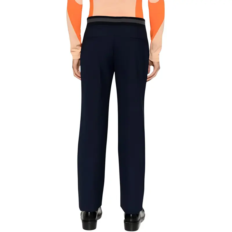 OFF WHITE Stripe detail Straight leg Trousers-3